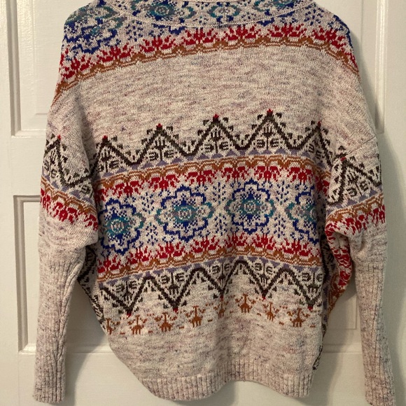 Pilcro Multicolor Patterned Sweater - Picture 5 of 8